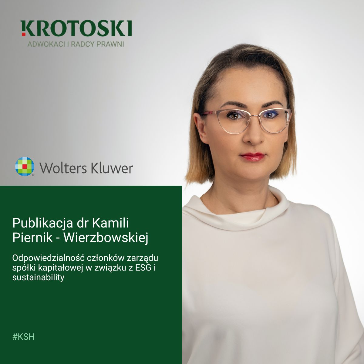 dr Kamili Piernik - Wierzbowskiej “Przegląd Prawa Handlowego 10/2024”